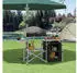 Woltu Camping kitchen with cabinet, black