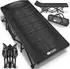 tillvex Extra-wide camping bed, 210 cm, black