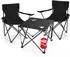 BigDean 2 Stück Campingstühle & Campingtisch