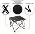 BigDean 2 Stück Campingstühle & Campingtisch
