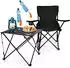 BigDean 2 Stück Campingstühle & Campingtisch