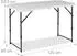 Relaxdays Weather-resistant folding table, white