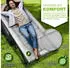 tillvex Extra-wide camping bed, grey