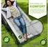 tillvex Extra-wide camping bed, 210 cm, grey
