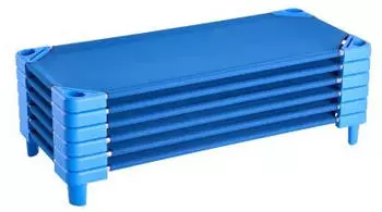 VEVOR Children's stackable bed set, 6 pieces, blue