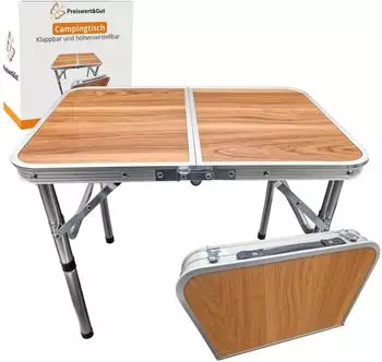 Preiswert & Gut Campingtisch faltbar 40&times;30&times;8