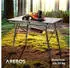 Arebos Adjustable folding camping table, 120 x 70 cm, black