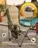 HOMECALL Camping chair with lumbar support, green