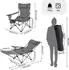 Woltu Chair with headrest, grey