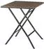 en.casa Lillestrøm camping table, dark brown wood-effect finish