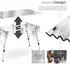 TecTake BASTIAN table, silver