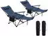 Woltu Set of 2 chairs with headrest, blue