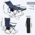 Woltu Set of 2 chairs with headrest, blue