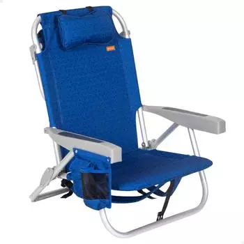 Aktive XXL 5-position beach chair, blue