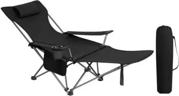 Woltu Chair with headrest, black