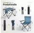 HOMECALL Folding table and 2 chairs set, blue