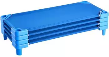 VEVOR Children's stackable bed set, 4 pieces, blue