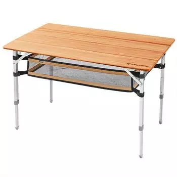 Kingcamp Bambus Campingtisch 100 x 65 cm