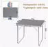 Woltu Grey picnic table, 70 cm
