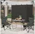 Woltu Grey picnic table, 70 cm