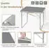 Woltu Grey picnic table, 70 cm