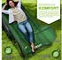 tillvex Extra-wide camping bed, 210 cm, green