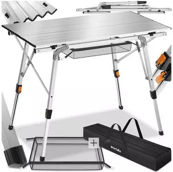 TecTake TINA table, silver