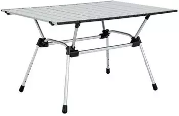 GOPLUS Campingtisch Aluminium 90x60cm