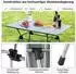 GOPLUS Campingtisch Aluminium 90x60cm