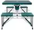 vidaXL Table and 4 stools set