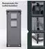 Skandika Ruoka cabinet with 4 compartments