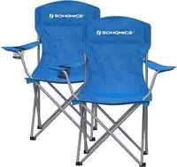 Modante CAMPINGSESSEL-SET Blau, Silber 86x97x54 cm