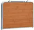 vidaXL Brown folding table, 60 x 40 cm
