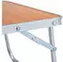 vidaXL Brown folding table, 60 x 40 cm
