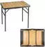 Camp Active Folding bamboo and aluminium camping table