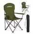 Relaxdays Camping Stuhl, 2er Set dunkelgrün