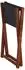 Erst-Holz Klappbarer Holz Campinghocker XL schwarz