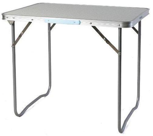 LINDER EXCLUSIV Campingtisch mit Tragegriff MDF Tischplatte 70x50x59cm Falttisch Picknicktisch
