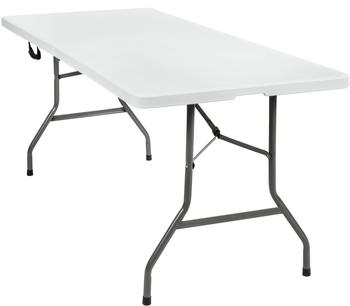 TecTake Camping-Klapptisch weiß