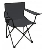 TrendLine Campingstuhl schwarz Klappstuhl Regiestuhl Anglerstuhl Faltstuhl