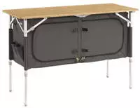 Outwell 531160, Outwell Padres Double Kitchen Table shadow grey