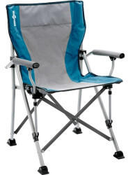 Brunner Outdoor Raptor Classic Faltsessel - bis 110kg - mit Seitenführung - Stahl - blau/schwarz