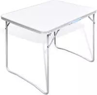 vidaXL Campingtisch zusammenklappbar mit Metallrahmen 80 x 60 cm