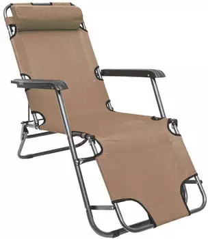 Amanka Campingliege 153 x 60 x 30 cm beige Amanka Campingliege 153 x 60 x 30 cm beige
