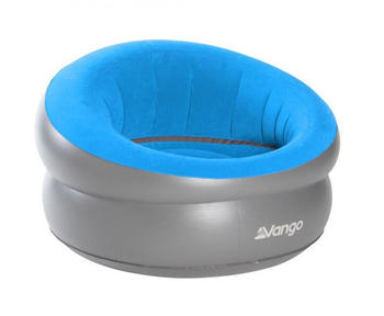 Vango Inflatable Donut Flocked Chair mykonos blue