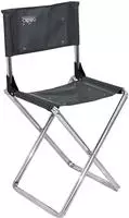 Crespo AL/304 Hocker mit Lehne - Campinghocker dunkelgrau