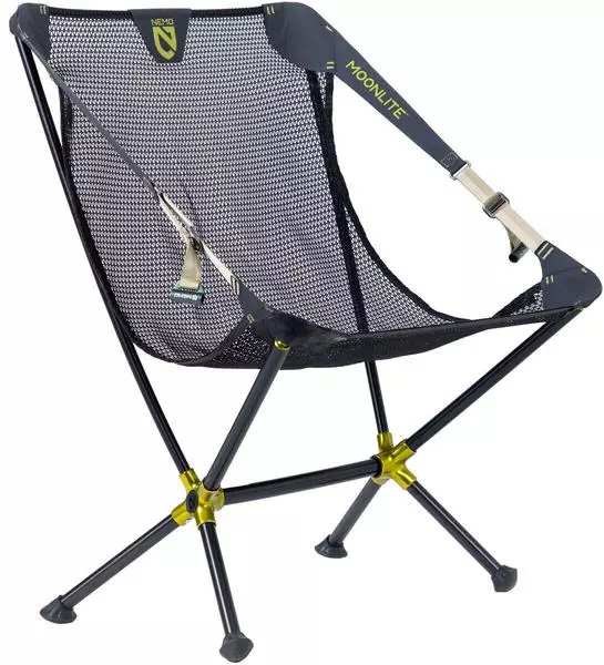 Nemo Moonlite Reclining Camp Chair Campingstuhl, schwarz