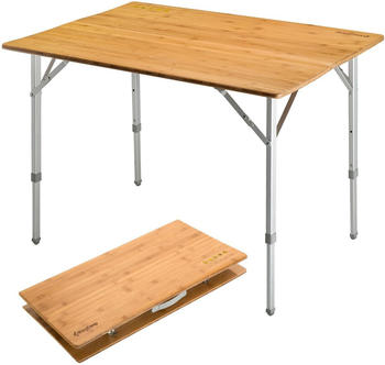 Kingcamp Bamboo Family Campingtisch, 100x72cm