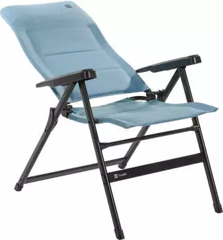 Travellife Lago Comfort Klappstuhl, blau – Unkomplizierte Handhabung für spontane Einsätze