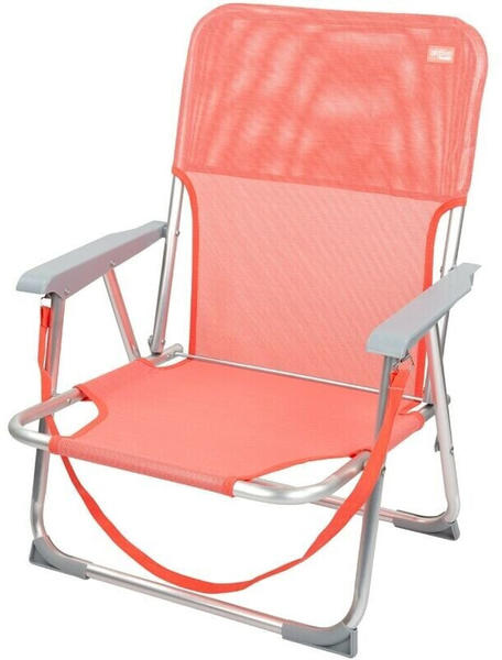 Aktive Beach Low Aluminium Folding Chair coral